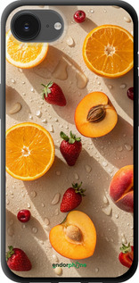TPU чехол Фрукты 3 для Apple iPhone SE 4 - 6703b-3652 изображение 