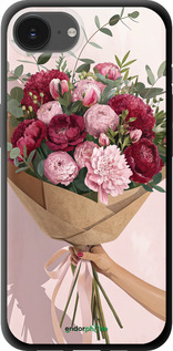 TPU чехол Пионы 1 для Apple iPhone SE 4 - 6705b-3652 изображение 