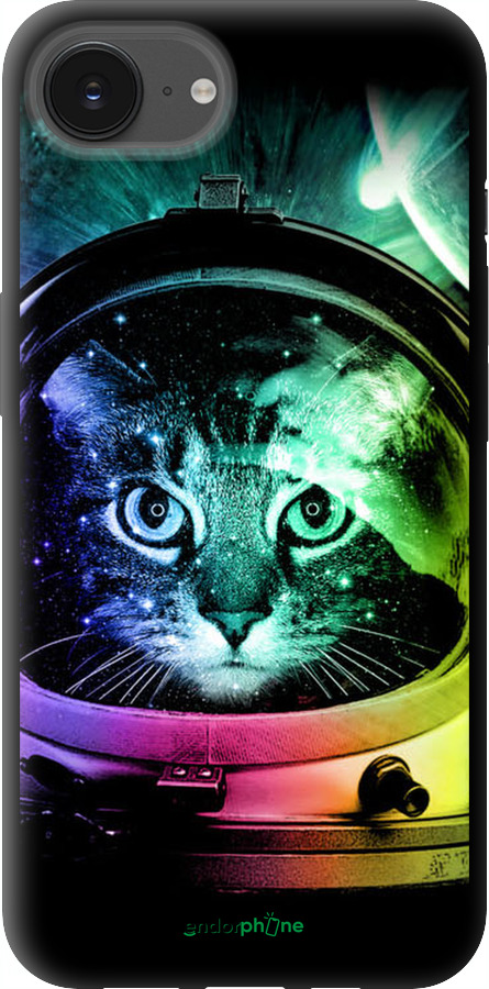 TPU чехол Кот-астронавт для Apple iPhone SE 4 - 4154b-3652 изображение 