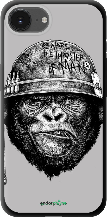 TPU чехол military monkey для Apple iPhone 16e - 4177b-3971 изображение 