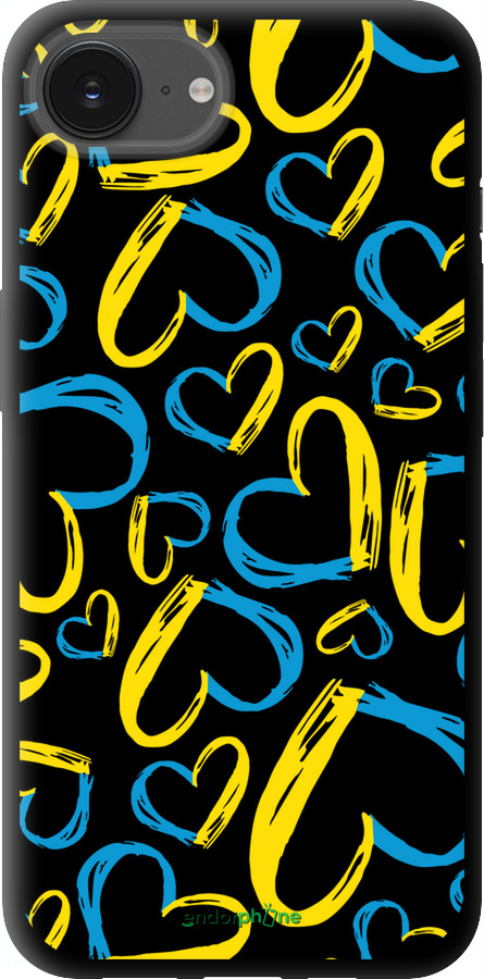 TPU чехол Сердца UA для Apple iPhone SE 4 - 5292b-3652 изображение 