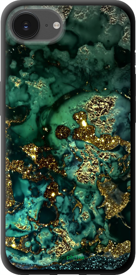 TPU чехол Мармур золото багатство для Apple iPhone 16e - 5419b-3971 изображение 