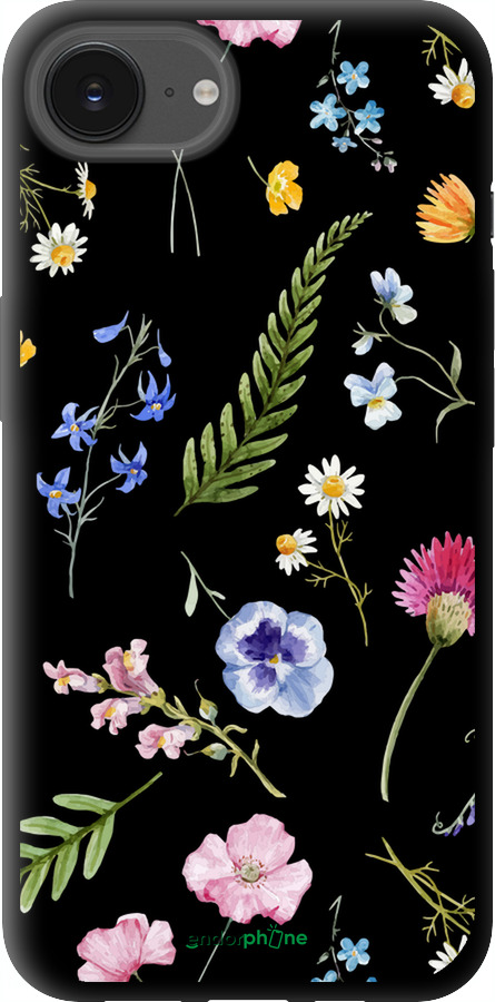 TPU чехол Квітковий фон v2 для Apple iPhone SE 4 - 5472b-3652 изображение 