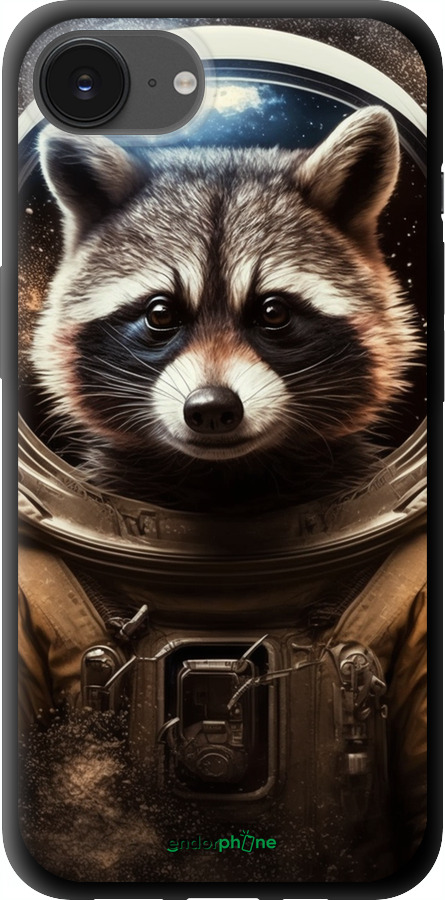 TPU чехол Єнот-австронавт для Apple iPhone SE 4 - 5581b-3652 изображение 