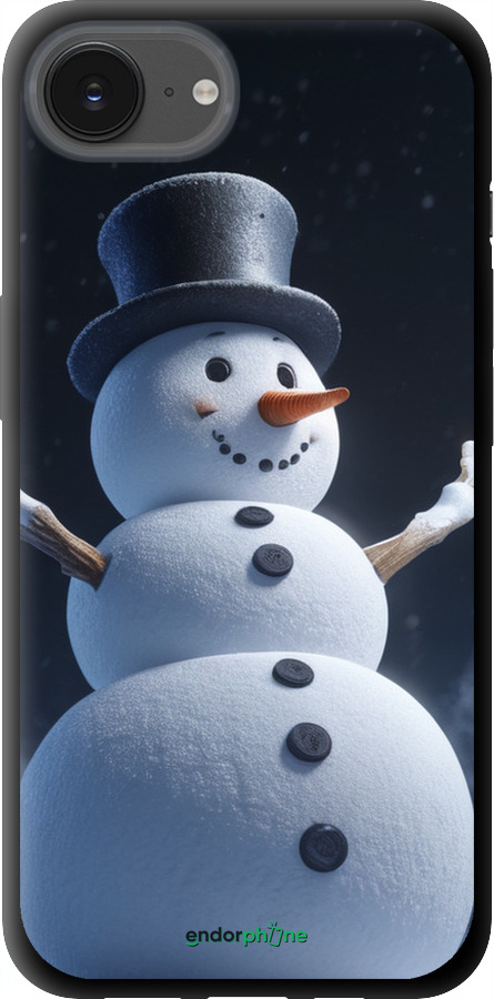 TPU чехол Сніговик для Apple iPhone SE 4 - 5826b-3652 изображение 