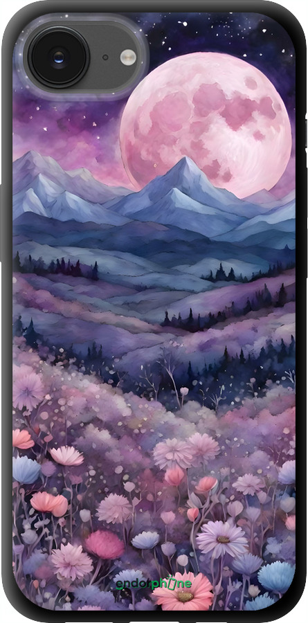TPU чехол Ніч місяць арт для Apple iPhone SE 4 - 6319b-3652 изображение 