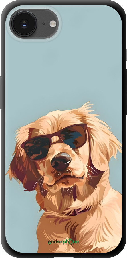 TPU чехол Пес в очках для Apple iPhone SE 4 - 6381b-3652 изображение 