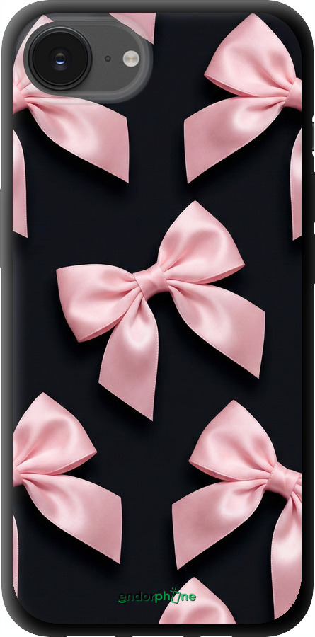 TPU чехол Coquette Ribbons Dark Coquette для Apple iPhone SE 4 - 6767b-3652 изображение 