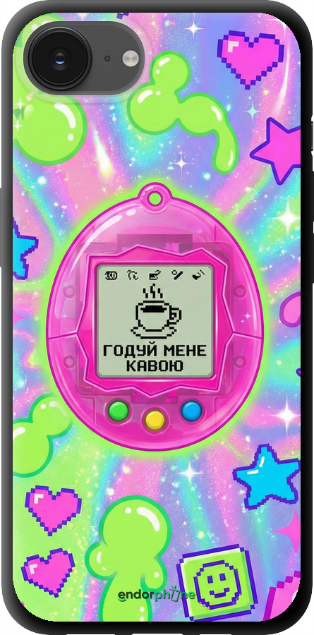 TPU чехол Y2K Aesthetic Retro Pet: Годуй мене кавою для Apple iPhone SE 4 - 6784b-3652 изображение 