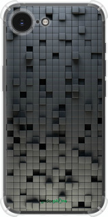 Силикон с усиленными углами чехол Кубики для Apple iPhone SE 4 - 1061sp-3652 изображение 