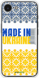 Силикон с усиленными углами чехол Made in Ukraine для Apple iPhone 16e - 1146sp-3971 изображение 