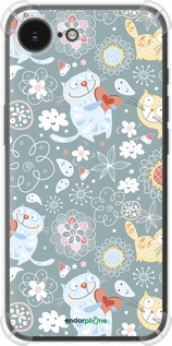 Силикон с усиленными углами чехол Котята v3 для Apple iPhone SE 4 - 1223sp-3652 изображение 