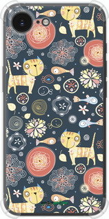 Силикон с усиленными углами чехол Котята v4 для Apple iPhone 16e - 1224sp-3971 изображение 