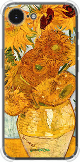 Силикон с усиленными углами чехол Винсент Ван Гог. Подсолнухи для Apple iPhone SE 4 - 162sp-3652 изображение 