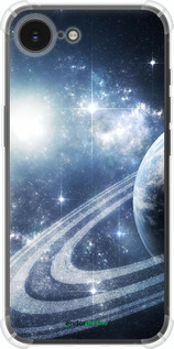 Силіконовий протиударний с посиленими кутами чехол Кільця Сатурна для Apple iPhone SE 4 - 173sp-3652 изображение 