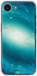 Силіконовий протиударний с посиленими кутами чехол Блакитна галактика для Apple iPhone SE 4 - 177sp-3652 изображение 