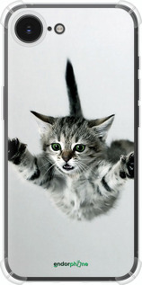 Силикон с усиленными углами чехол Летящий котёнок для Apple iPhone SE 4 - 2322sp-3652 изображение 