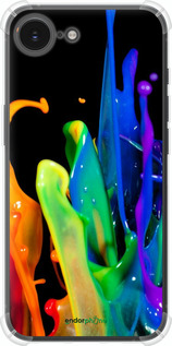 Силикон с усиленными углами чехол брызги краски для Apple iPhone 16e - 3957sp-3971 изображение 