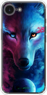 Силикон с усиленными углами чехол Арт-волк для Apple iPhone SE 4 - 3999sp-3652 изображение 