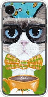 Силикон с усиленными углами чехол Cat&Coffee для Apple iPhone 16e - 4053sp-3971 изображение 