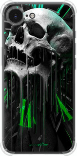 Силикон с усиленными углами чехол Череп-часы для Apple iPhone SE 4 - 4100sp-3652 изображение 