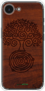 Силикон с усиленными углами чехол Узор дерева для Apple iPhone SE 4 - 4119sp-3652 изображение 