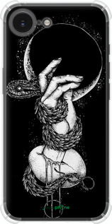 Силикон с усиленными углами чехол Змея в руке для Apple iPhone SE 4 - 4149sp-3652 изображение 