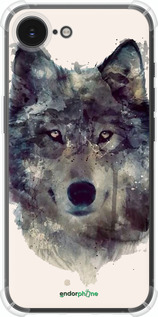 Силикон с усиленными углами чехол Волк-арт для Apple iPhone SE 4 - 4163sp-3652 изображение 