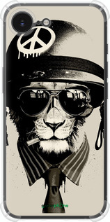 Силикон с усиленными углами чехол tattoo soldier для Apple iPhone 16e - 4165sp-3971 изображение 