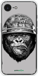 Силикон с усиленными углами чехол military monkey для Apple iPhone 16e - 4177sp-3971 изображение 