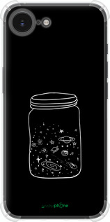 Силіконовий протиударний с посиленими кутами чехол Космос в банці для Apple iPhone 16e - 4297sp-3971 изображение 