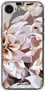 Силикон с усиленными углами чехол пионы акварелью для Apple iPhone 16e - 4376sp-3971 изображение 