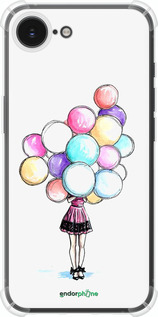 Силіконовий протиударний с посиленими кутами чехол Кульки для Apple iPhone SE 4 - 4387sp-3652 изображение 