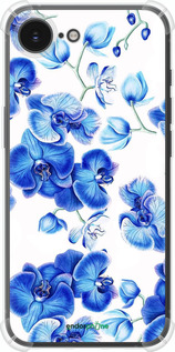 Силіконовий протиударний с посиленими кутами чехол Блакитні орхідеї для Apple iPhone SE 4 - 4406sp-3652 изображение 