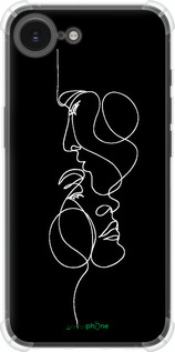 Силикон с усиленными углами чехол Пара для Apple iPhone 16e - 4457sp-3971 изображение 