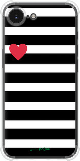 Силикон с усиленными углами чехол Черно-белые полосы для Apple iPhone SE 4 - 4461sp-3652 изображение 