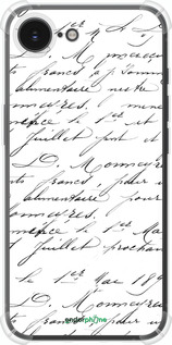 Силикон с усиленными углами чехол Прописной шрифт для Apple iPhone SE 4 - 4475sp-3652 изображение 