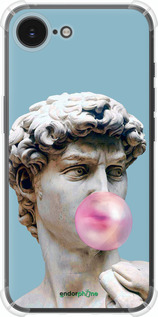 Силіконовий протиударний с посиленими кутами чехол Мікеланджело для Apple iPhone SE 4 - 4500sp-3652 изображение 