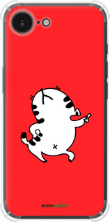 Силикон с усиленными углами чехол Котик для Apple iPhone SE 4 - 4577sp-3652 изображение 