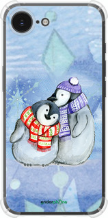 Силіконовий протиударний с посиленими кутами чехол Новорічний 5 для Apple iPhone SE 4 - 4618sp-3652 изображение 