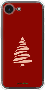 Силіконовий протиударний с посиленими кутами чехол Новорічний 15 для Apple iPhone SE 4 - 4628sp-3652 изображение 