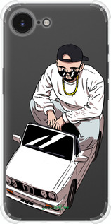 Силіконовий протиударний с посиленими кутами чехол Тачка для Apple iPhone SE 4 - 4663sp-3652 изображение 