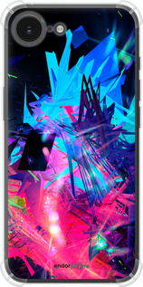 Силикон с усиленными углами чехол Абстрактный чехол для Apple iPhone 16e - 4681sp-3971 изображение 