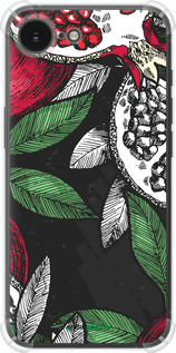 Силіконовий протиударний с посиленими кутами чехол Гранат для Apple iPhone SE 4 - 4692sp-3652 изображение 