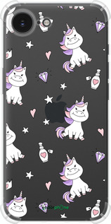 Силіконовий протиударний с посиленими кутами чехол Єдиноріжка v2 для Apple iPhone 16e - 4703sp-3971 изображение 