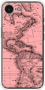 Силикон с усиленными углами чехол Карта для Apple iPhone SE 4 - 4794sp-3652 изображение 