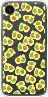 Силикон с усиленными углами чехол Весёлые авокадо для Apple iPhone SE 4 - 4799sp-3652 изображение 