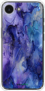 Силіконовий протиударний с посиленими кутами чехол Мармур 7 для Apple iPhone SE 4 - 4802sp-3652 изображение 