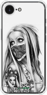 Силіконовий протиударний с посиленими кутами чехол Biohazard 8 для Apple iPhone SE 4 - 4824sp-3652 изображение 