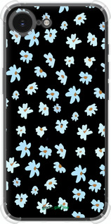 Силіконовий протиударний с посиленими кутами чехол Квітковий для Apple iPhone SE 4 - 4900sp-3652 изображение 